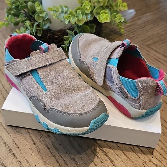 Merrell Sneakers - Gray and Blue Size 1 - Picture 10 of 10